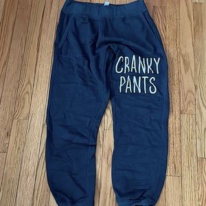cute woman’s small sweatpants
